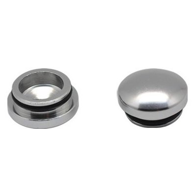 ARROWMAX 14 MM Aluminum End Cap Silver 2 – Zboží Mobilmania