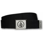 Volcom pásek Circle Web stoney black – Zboží Dáma