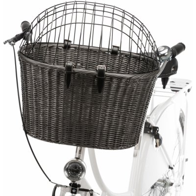 Trixie Front košík na kolo z polyratanu 41 x 34 x 44 cm – Zboží Mobilmania