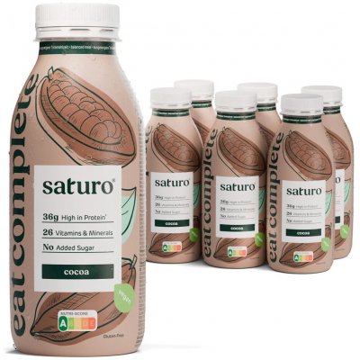 Saturo Ready To Drink čokoláda 6 x 400 ml – Zbozi.Blesk.cz