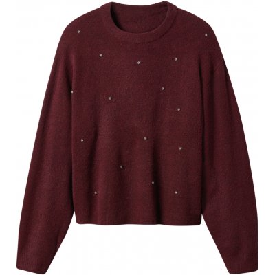 esmara Dámský úpletový svetr bordó – Sleviste.cz