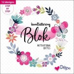 Antistresové omalovánky Ditipo 7218001 Handlettering blok s motivačními citáty – Sleviste.cz