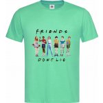 tričko Stranger Things Friends Dont Lie Světle Zelená – Sleviste.cz