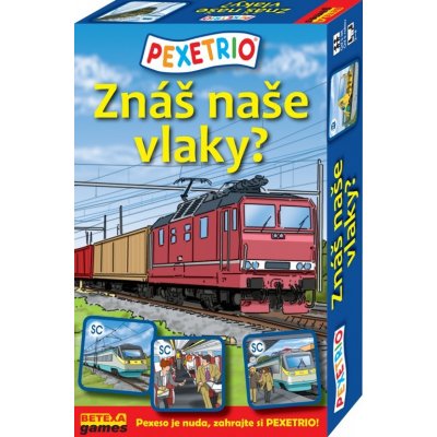 Betexa Pexetrio: Znáš naše vlaky? – Zboží Mobilmania