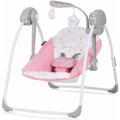 CHIPOLINO Kojenecké lehátko houpací Moonlight Flamingo – Zboží Dáma
