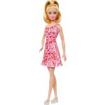 Barbie Modelka růžové květinové šaty – Zbozi.Blesk.cz