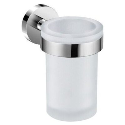 Jika Mio Style držák s pohárkem matné sklo chrom H3822F10040001 – Zboží Mobilmania