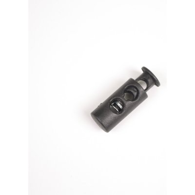 Plastová brzdička 5 mm černá - balení 10 ks