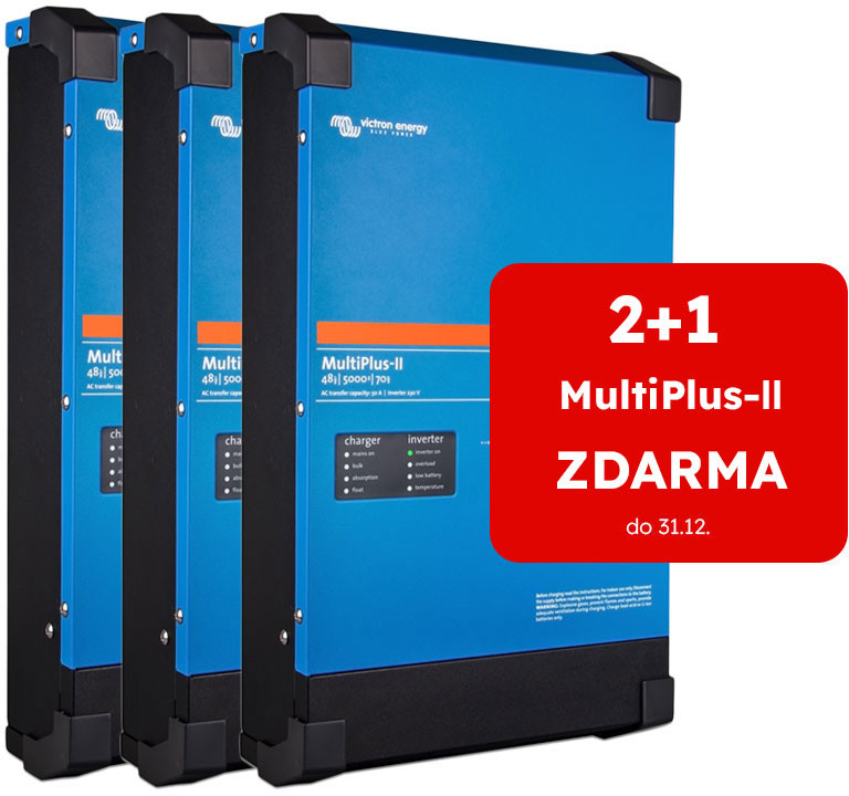 Victron Multiplus-II 48V 5000VA 2+1 od 79 292 Kč - Heureka.cz