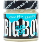 BIG BOY Grand Zero Kokosový krém s kokosem a bílou čokoládou bez cukru 250 g – Sleviste.cz