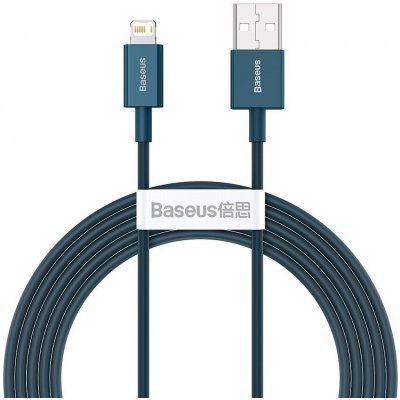 Baseus CALYS-C03 USB do Apple Lightning 8-pin 2,4A Superior Fast Charging, 2m, modrý