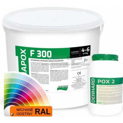 Denas Denapox F300 4 kg + 0,8 kg antuková hnědá – Zbozi.Blesk.cz