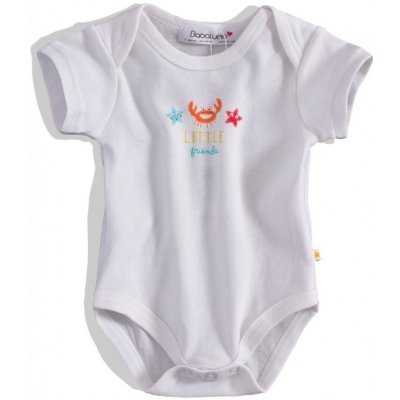 Baby Nellys 2-dílná sada body kr. rukáv + polodupačky růžová Baby Little Star – Zboží Dáma