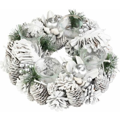 STREND PRO Věnec MagicHome Vánoce bílý, 32 cm – Zbozi.Blesk.cz