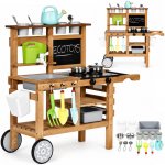 ECOTOYS Dětská venkovní kuchyňka z jedlového dřeva – Hledejceny.cz