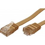 Value 21.99.2121 FTP patch, kat. 6a, plochý, 1m, červený – Zboží Živě