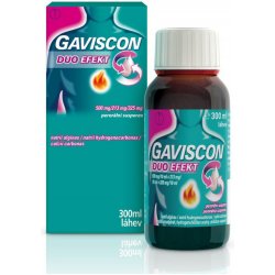 GAVISCON DUO EFEKT POR 500MG/213MG/325MG POR SUS 1X300ML I