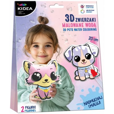 KIDEA Malování vodou 3D Zvířátko – Hledejceny.cz