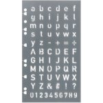 Filofax Šablona na písmena náplň osobních A5 diářů 1 ks – Zboží Živě