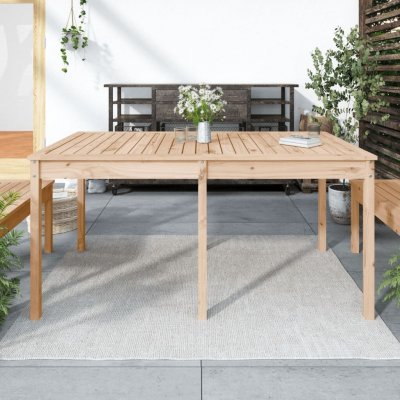 OMAXI 691066 Zahradní stůl 159,5 x 82,5 x 76 cm masivní borové dřevo – Hledejceny.cz