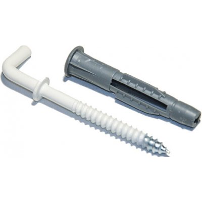 Hmoždinka uzlovací UH-LL se skobou, 8,0x50mm, bílý lak – Hledejceny.cz