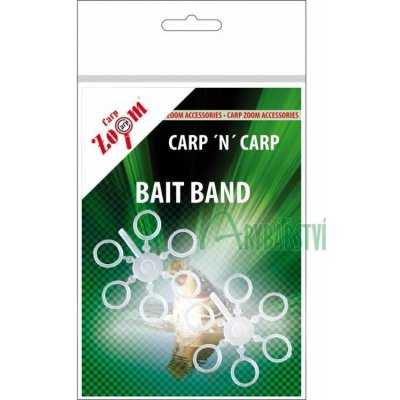 CARP ZOOM Silikonové Kroužky na pelety Bait Band transparentní 8 mm 18 ks – Zboží Mobilmania