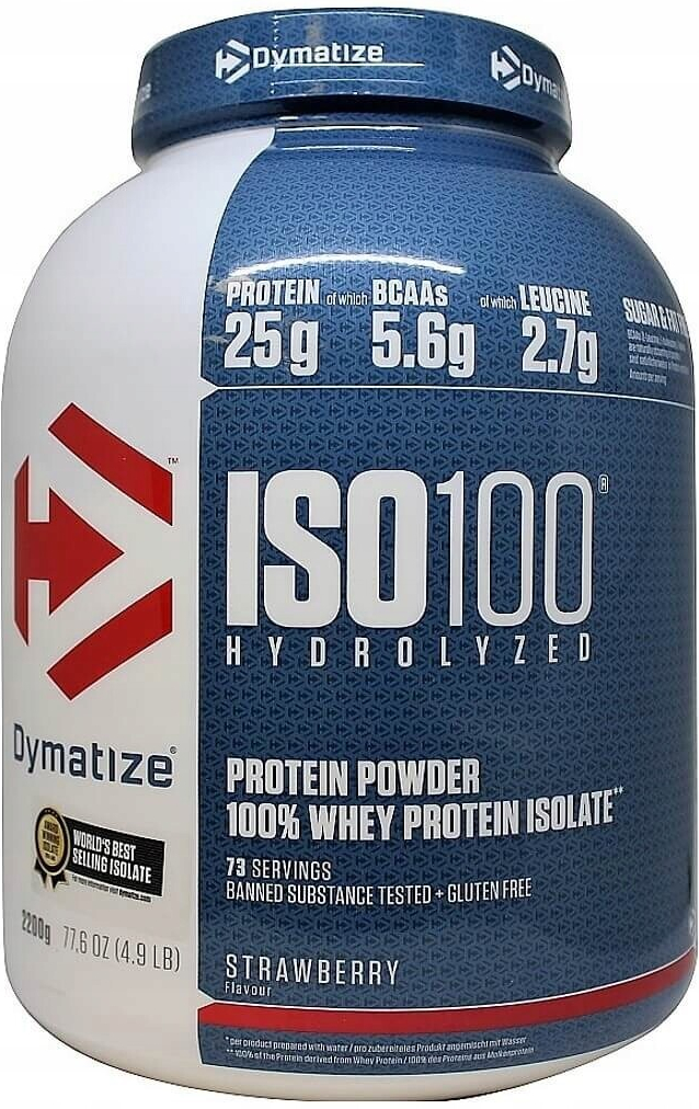 Dymatize Iso 100 Hydrolyzed Whey Protein Isolate 2264 g