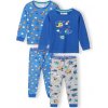 Dětské pyžamo a košilka Pyžamo chlapecké 2pack Minoti modrá