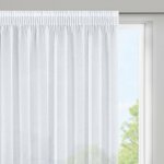 EUROFIRANY ZÁCLONA NA PÁSCE ELPIDIA 350X150 CM BÍLÁ – Hledejceny.cz