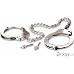 Fetish Fantasy Kovová pouta na nohy Metal Leg Cuffs – Zboží Dáma