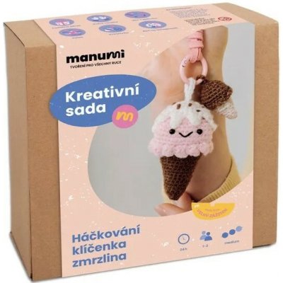 Manumi kreativní sada na háčkování přívěsku Zmrzlina – Hledejceny.cz