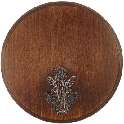 Dřevo Novák Podložka pod trofej č.314 kaštan+prasečí hlava malá – Zboží Mobilmania