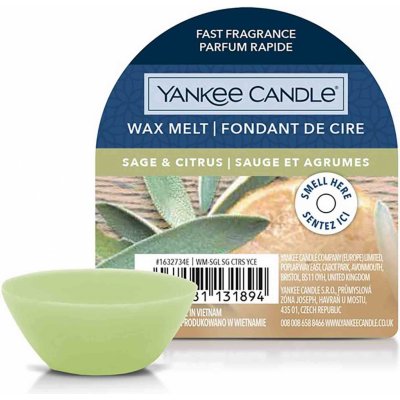 Yankee Candle vonný vosk Sage & Citrus Šalvěj a citrus 22 g – Zbozi.Blesk.cz