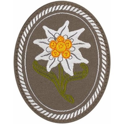 CLAWGEAR nášivka alpská protěž kulatá Edelweiss – Hledejceny.cz