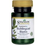 Swanson Biotin 60 cucací tablety – Hledejceny.cz