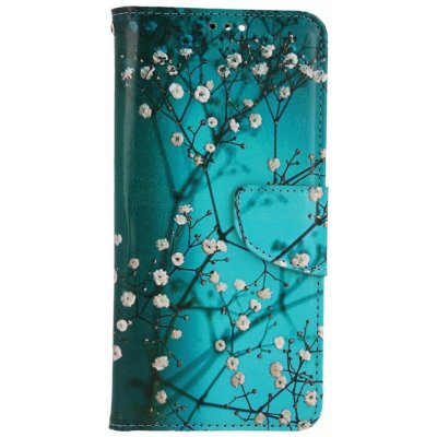 TopQ Xiaomi Redmi 13C knížkové Modré s květy