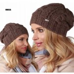 Fashionweek Dámská čepice BEANIE šmoulinka ZIZI-A4 Mocca – Sleviste.cz