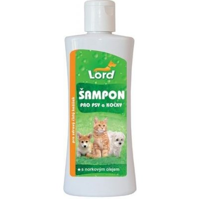 lord šampon pro psy a kočky s norkovým olejem, 250 ml / – Heureka.cz