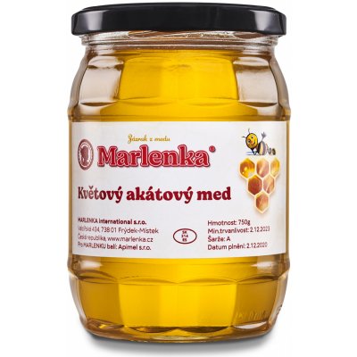 Marlenka Med květový akátový 750 g