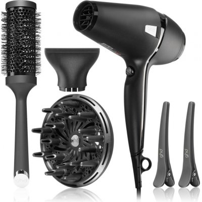 ghd Air difuzér pro fén 1 ks + 1 ks + oddělovací spony 2 ks + keramický kartáč 1 ks + kosmetická taška 1 ks – Hledejceny.cz