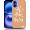 Pouzdro a kryt na mobilní telefon Apple Picasee Ultimate Case pro Apple iPhone 16 Plus - Boss Mama