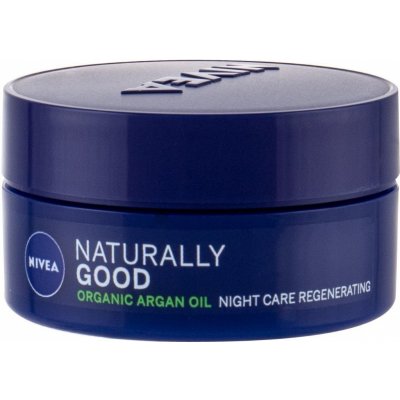 Nivea Naturally Good Argan Oil regenerační noční pleťový krém 50 ml – Zbozi.Blesk.cz