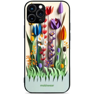 Pouzdro Mobiwear Glossy Apple iPhone 11 Pro - G015G Barevné květinky