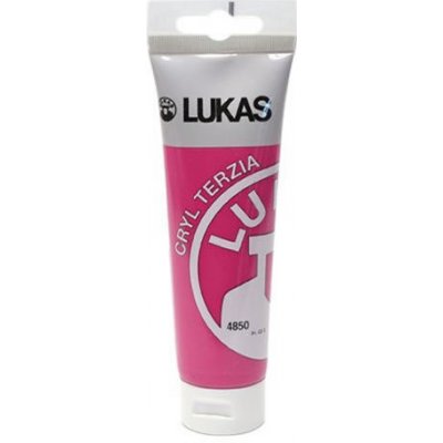 LUKAS Akrylová barva CRYL TERZIA červená primární 125 ml – Zboží Mobilmania