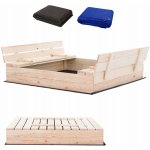 SunWood Pískoviště dřevěné 180 kg – Zboží Dáma