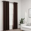 Závěs Vidaxl Záclony vidaXL Linen Style 2 ks Taupe 140x225 cm