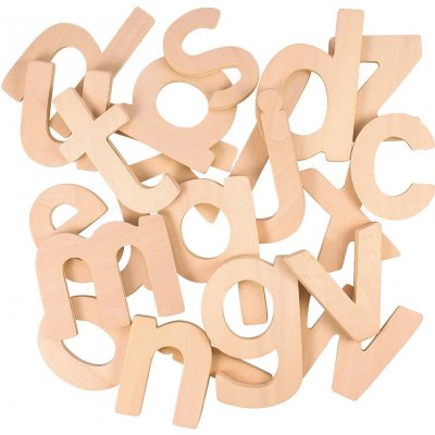 Bigjigs Toys Dřevěná abeceda malá písmena – Zboží Mobilmania