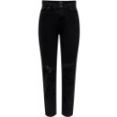 Only dámské džíny ONLJAGGER Mom Fit 15242370 Washed Black