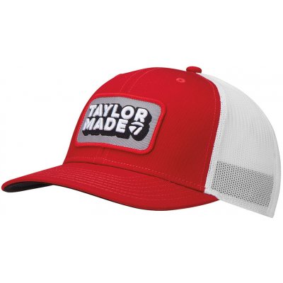 Taylor Made TaylorMade Retro Trucker Hat RED/WHITE – Zboží Mobilmania