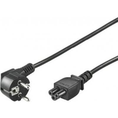 CABLE Kabel síťový 220V/230V, 1.0m - k notebooku trojlístek (230V CEE 7/7 na IEC C5) kpspt1 – Zboží Živě